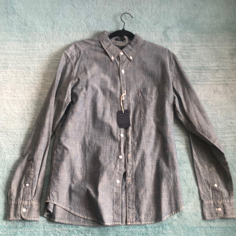 J. Crew Slim fit indigo chambray shirt NWT